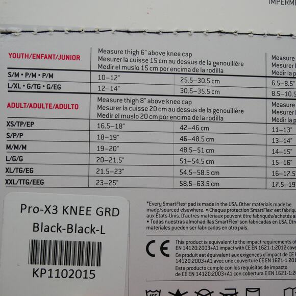 NEW G-Form Pro-X3 Knee Guards Protective Pads Adult Large Black Street Art - Picture 11 of 12